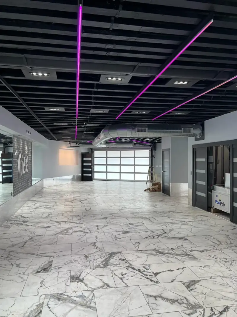 garage lighting with accent cove, North Caldwell, NJ