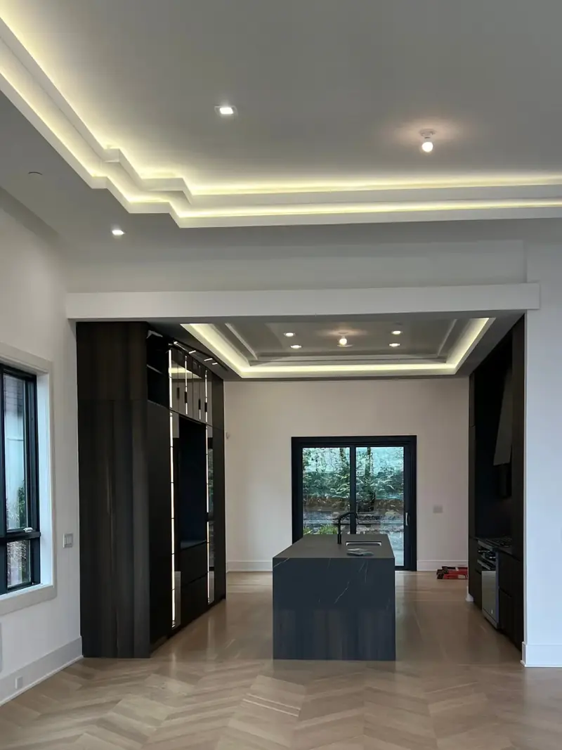 Residence, Edgewater, NJ: residential interior lighting