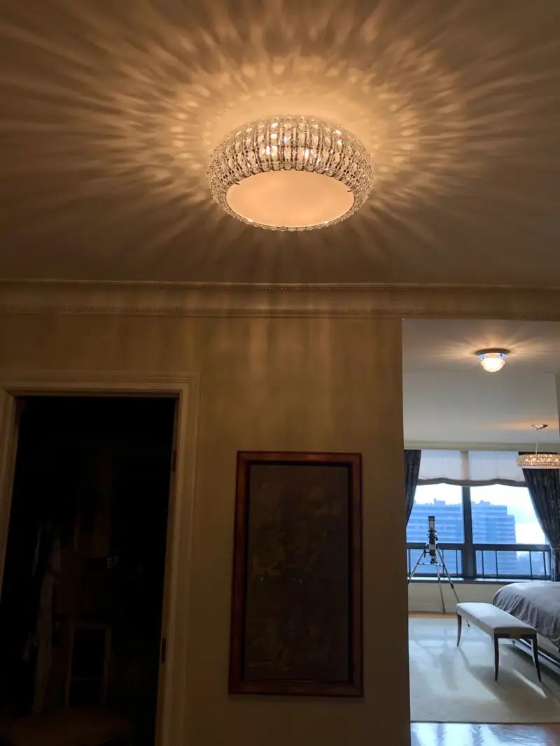 apartment interior lighting, Fort Lee, NJ
